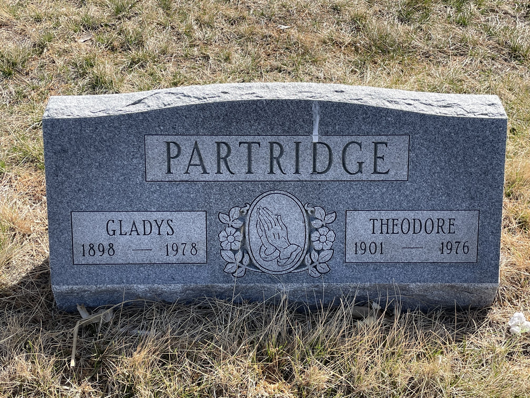 Partridge, Gladys Wood River Cemetery Nebraska